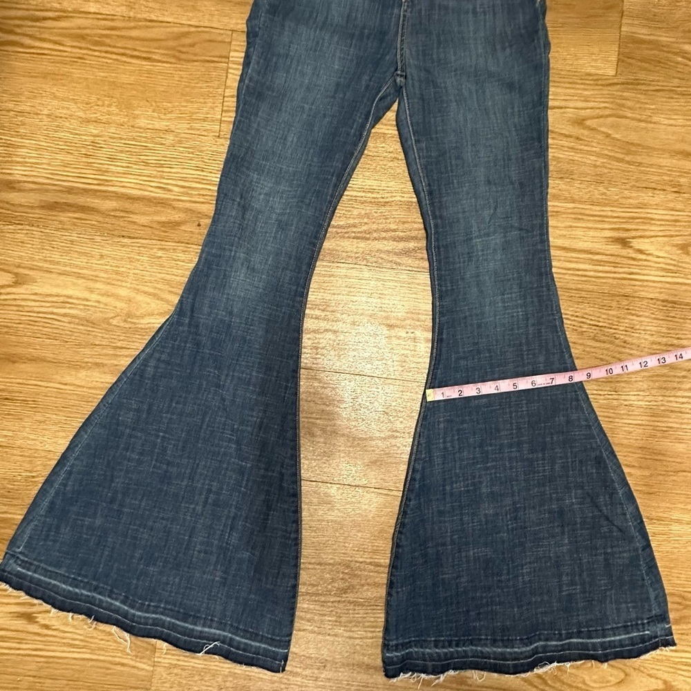 FREE PEOPLE Flare Bell Bottom Jeans - Picture 9 of 16